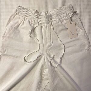 Linen Wide Leg Pants